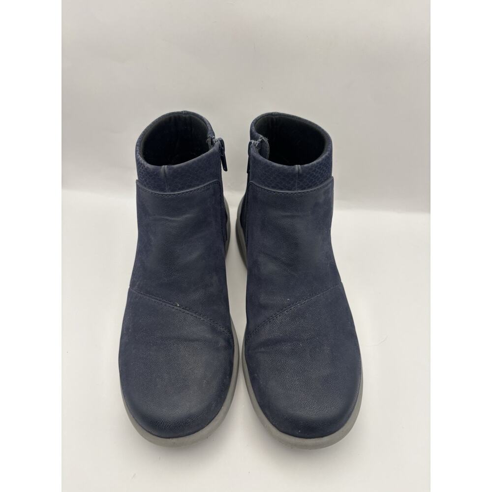 Clarks Cloudsteppers Sillian 2.0 Blue Ankle Boots Women Size 7.5 - Picture 3 of 11